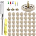Auto si Moto - Piese auto si accesorii - Piese auto - Set 60 caps, pentru reconditionare tapiterie/plafon auto cu insrument de insalare, Bej - Infinity.ro