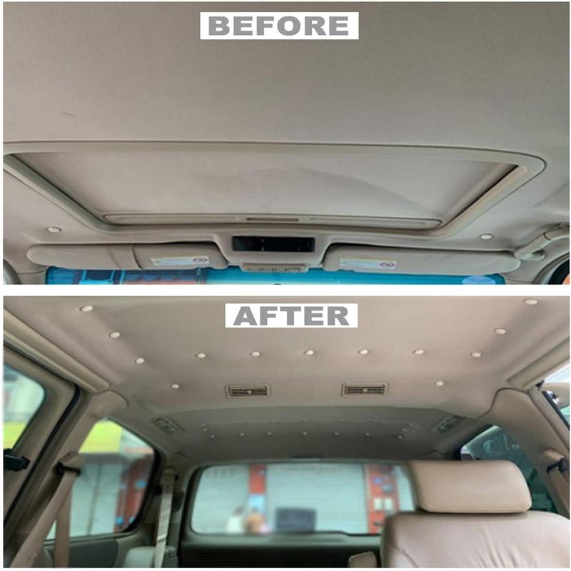 Auto si Moto - Piese auto si accesorii - Piese auto - Set 60 caps, pentru reconditionare tapiterie/plafon auto cu insrument de insalare, Bej - Infinity.ro