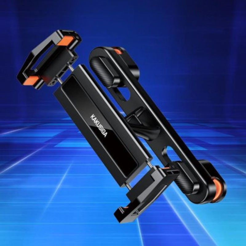 Laptop, Telefoane si Tablete - Telefoane mobile si accesorii - Accesorii Telefoane - Suport si docking telefoane - Suport Auto pentru telefon sau tableta, pridere pe tetiera, rotire 360, Kakusiga KSC-1537, Negru - Infinity.ro