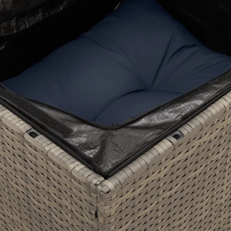 Casa si Gradina - Gradina si terasa - Mobilier exterior - Seturi mobila gradina - Set canapele de gradina, 9 piese, cu perne, gri, poliratan - Infinity.ro