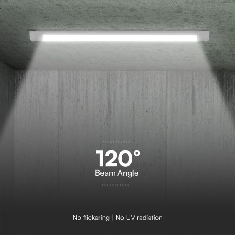 Casa si Gradina - Corpuri si surse de iluminat - Plafoniere, aplice si spoturi - Corp de Iluminat Liniar cu LED 50W, 6000lm, V-TAC, Lumina Calda/Neutra/Rece, 150cm - Infinity.ro