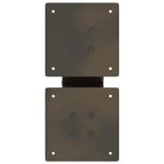 Casa si Gradina - Mobilier - Feronerie si accesorii mobila - Picioare pentru masa cafea in forma X, 2 buc Otel natural Otel, mărime 40x(30-31) cm (80 mm) - Infinity.ro