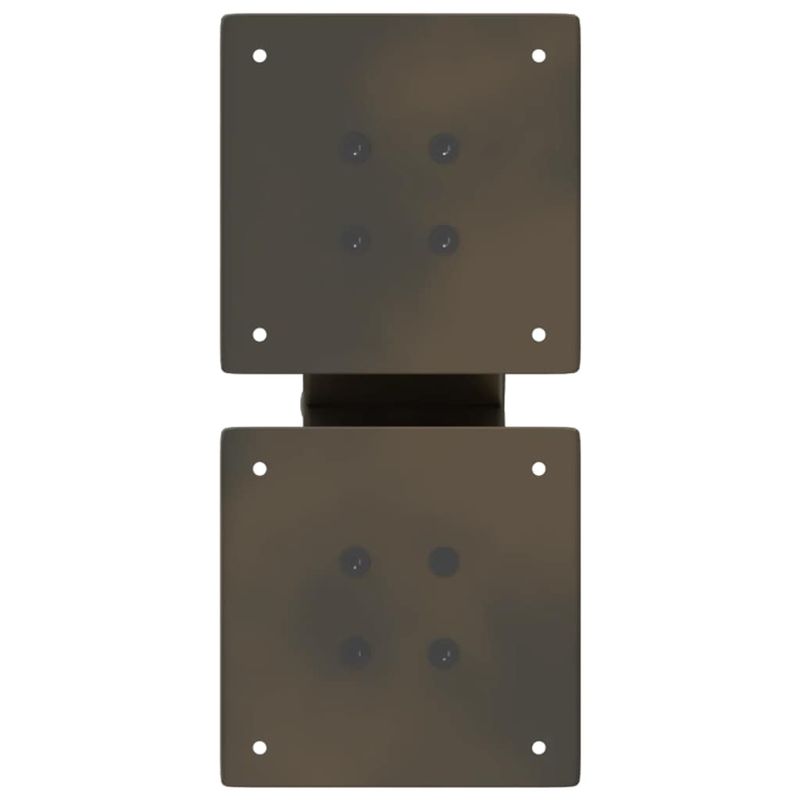 Casa si Gradina - Mobilier - Feronerie si accesorii mobila - Picioare pentru masa cafea in forma X, 2 buc Otel natural Otel, mărime 40x(30-31) cm (80 mm) - Infinity.ro