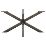 Casa si Gradina - Mobilier - Feronerie si accesorii mobila - Picior de masa in forma paianjen 150x78x(72-73) cm natural otel - Infinity.ro