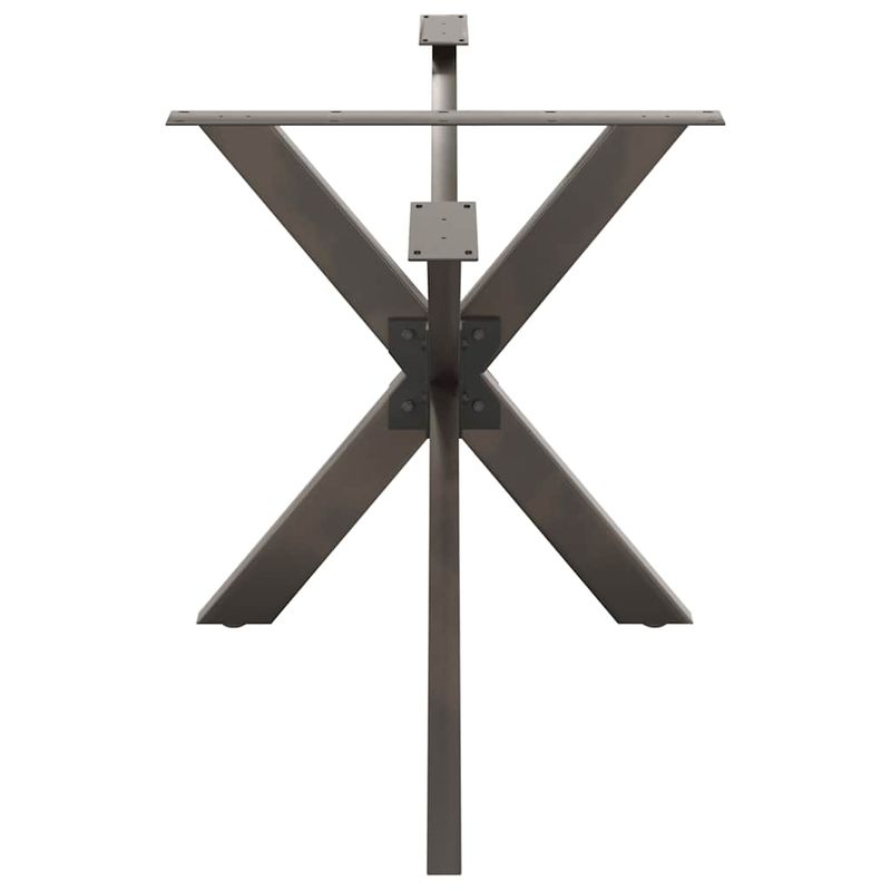 Casa si Gradina - Mobilier - Feronerie si accesorii mobila - Picior de masa in forma paianjen 150x78x(72-73) cm natural otel - Infinity.ro