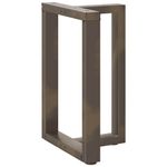 Casa si Gradina - Mobilier - Feronerie si accesorii mobila - Picioare pentru masa in forma de T, 2 buc Otel natural Otel, mărime 60x35x(72-73) cm - Infinity.ro