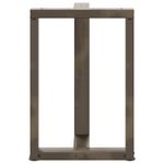 Casa si Gradina - Mobilier - Feronerie si accesorii mobila - Picioare pentru masa in forma de T, 2 buc Otel natural Otel, mărime 60x35x(72-73) cm - Infinity.ro