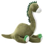 Jucarii, Copii si Bebe - Jucarii si jocuri - Jucarii de plus - Jucarie dinozaur Brontosaurus, verde, plus, mărime 100x65 cm - Infinity.ro