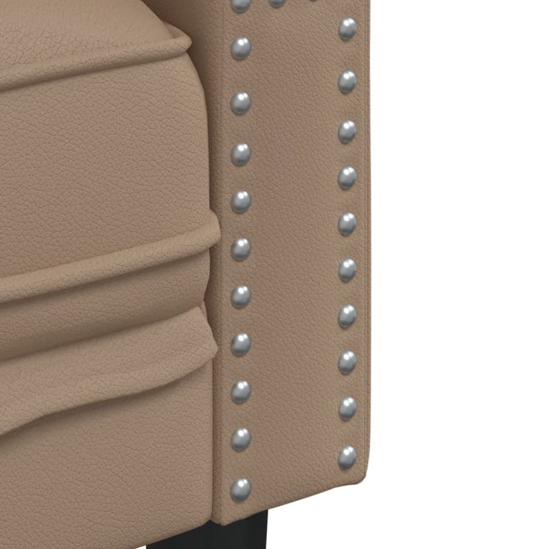 Casa si Gradina - Mobilier - Seturi de mobilier - Seturi living - Set canapele Chesterfield cu 2 locuri, cappuccino, piele eco. - Infinity.ro