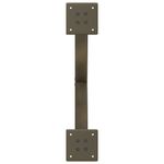 Casa si Gradina - Mobilier - Feronerie si accesorii mobila - Picioare pentru masuta cafea in forma X, 2 buc Otel natural Otel, mărime 60x(42-43) cm (40 mm) - Infinity.ro