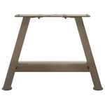 Casa si Gradina - Mobilier - Feronerie si accesorii mobila - Picioare masuta cafea in forma A 2 buc 50x(30-31) cm otel - Infinity.ro