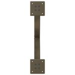 Casa si Gradina - Mobilier - Feronerie si accesorii mobila - Picioare pentru masuta cafea in forma X, 2 buc Otel natural Otel, mărime 50x(42-43) cm (40 mm) - Infinity.ro