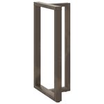 Casa si Gradina - Mobilier - Feronerie si accesorii mobila - Picioare pentru masa de bar in forma de T, 2 buc natural otel, mărime 60x35x(110-111) cm - Infinity.ro