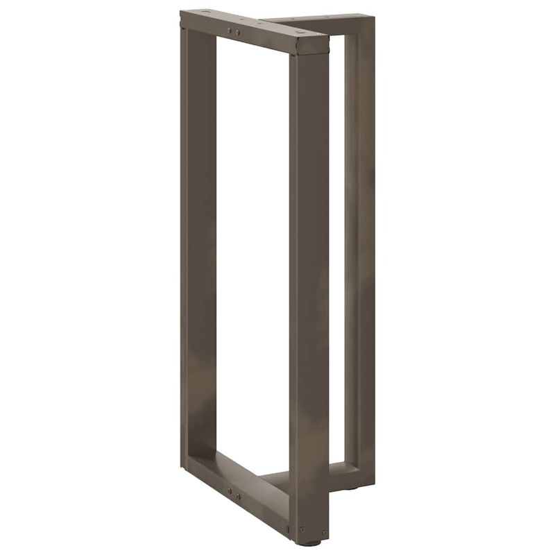 Casa si Gradina - Mobilier - Feronerie si accesorii mobila - Picioare pentru masa de bar in forma de T, 2 buc natural otel, mărime 60x35x(110-111) cm - Infinity.ro