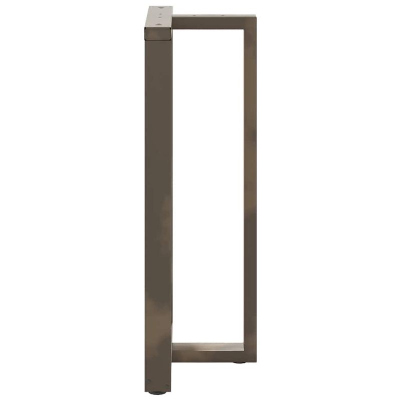 Casa si Gradina - Mobilier - Feronerie si accesorii mobila - Picioare pentru masa de bar in forma de T, 2 buc natural otel, mărime 60x35x(110-111) cm - Infinity.ro