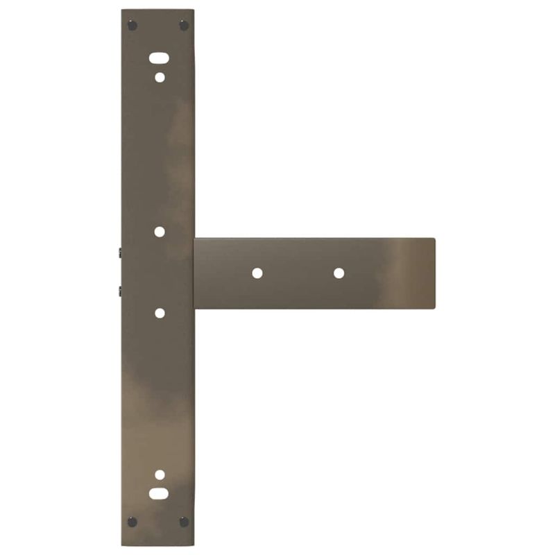 Casa si Gradina - Mobilier - Feronerie si accesorii mobila - Picioare pentru masa de bar in forma de T, 2 buc natural otel, mărime 60x35x(110-111) cm - Infinity.ro