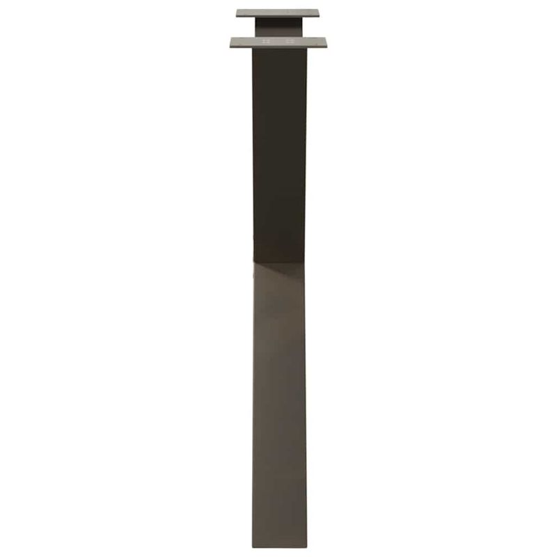 Casa si Gradina - Mobilier - Feronerie si accesorii mobila - Picioare pentru masa in forma de X, 2 buc Otel natural Otel, mărime 80x(72-73) cm (80 mm) - Infinity.ro