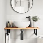 Casa si Gradina - Mobilier - Mobilier baie - Blaturi baie - Blat de baie finisaj cu ulei, 80x40x2 cm, lemn masiv de acacia - Infinity.ro