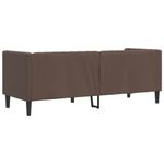 Casa si Gradina/Mobilier/Canapele si coltare/Canapele - Canapea Chesterfield cu 3 locuri, maro, piele ecologica - Infinity.ro
