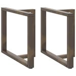 Casa si Gradina - Mobilier - Feronerie si accesorii mobila - Picioare pentru masa in forma de T, 2 buc Otel natural Otel, mărime 100x35x(72-73) cm - Infinity.ro