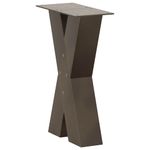 Casa si Gradina - Mobilier - Feronerie si accesorii mobila - Picioare pentru masuta cafea in forma X, 2 buc Otel natural Otel, mărime 28x(42-43) cm (80 mm) - Infinity.ro