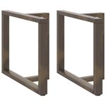 Casa si Gradina - Mobilier - Feronerie si accesorii mobila - Picioare pentru masa in forma de T, 2 buc Otel natural Otel, mărime 90x35x(72-73) cm - Infinity.ro