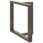 Casa si Gradina - Mobilier - Feronerie si accesorii mobila - Picioare pentru masa in forma de T, 2 buc Otel natural Otel, mărime 90x35x(72-73) cm - Infinity.ro