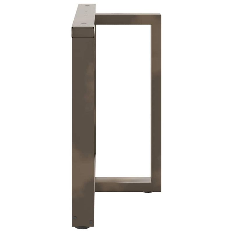 Casa si Gradina - Mobilier - Feronerie si accesorii mobila - Picioare pentru masa in forma de T, 2 buc Otel natural Otel, mărime 90x35x(72-73) cm - Infinity.ro