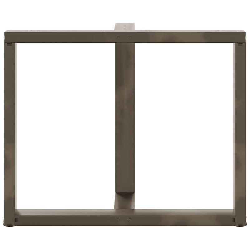 Casa si Gradina - Mobilier - Feronerie si accesorii mobila - Picioare pentru masa in forma de T, 2 buc Otel natural Otel, mărime 90x35x(72-73) cm - Infinity.ro