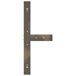 Casa si Gradina - Mobilier - Feronerie si accesorii mobila - Picioare pentru masa in forma de T, 2 buc Otel natural Otel, mărime 90x35x(72-73) cm - Infinity.ro