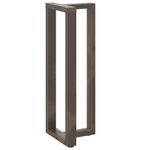 Casa si Gradina - Mobilier - Feronerie si accesorii mobila - Picioare pentru masa de bar in forma de T, 2 buc natural otel, mărime 50x35x(110-111) cm - Infinity.ro