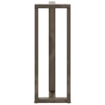 Casa si Gradina - Mobilier - Feronerie si accesorii mobila - Picioare pentru masa de bar in forma de T, 2 buc natural otel, mărime 50x35x(110-111) cm - Infinity.ro