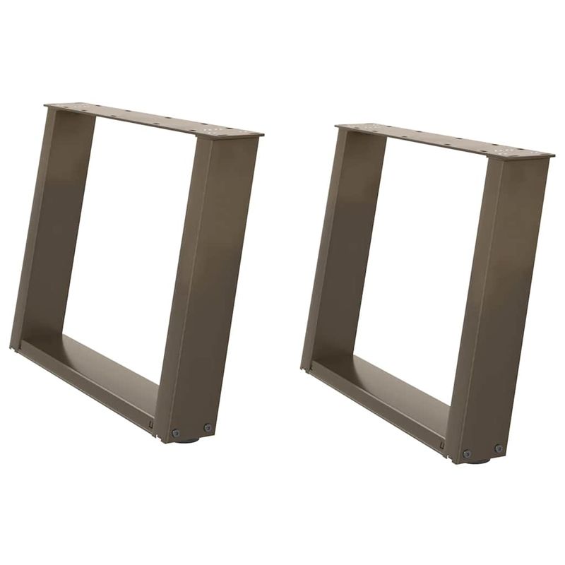 Casa si Gradina - Mobilier - Feronerie si accesorii mobila - Picioare pentru masuta cafea in forma U 2 buc Otel natural Otel - Infinity.ro