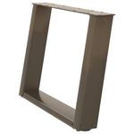 Casa si Gradina - Mobilier - Feronerie si accesorii mobila - Picioare pentru masuta cafea in forma U 2 buc Otel natural Otel - Infinity.ro