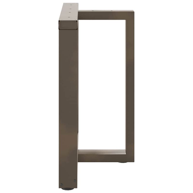 Casa si Gradina - Mobilier - Feronerie si accesorii mobila - Picioare pentru masa in forma de T, 2 buc Otel natural Otel, mărime 70x35x(72-73) cm - Infinity.ro