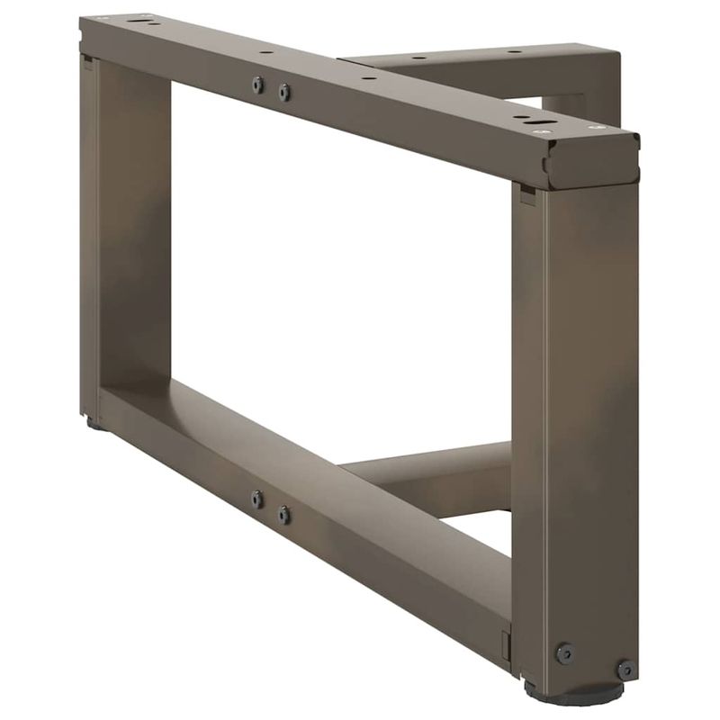 Casa si Gradina - Mobilier - Feronerie si accesorii mobila - Picioare pentru masa cafea in forma T, 2 buc Otel natural Otel, mărime 70x25x(30-31) cm - Infinity.ro