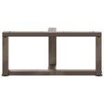 Casa si Gradina - Mobilier - Feronerie si accesorii mobila - Picioare pentru masa cafea in forma T, 2 buc Otel natural Otel, mărime 70x25x(30-31) cm - Infinity.ro