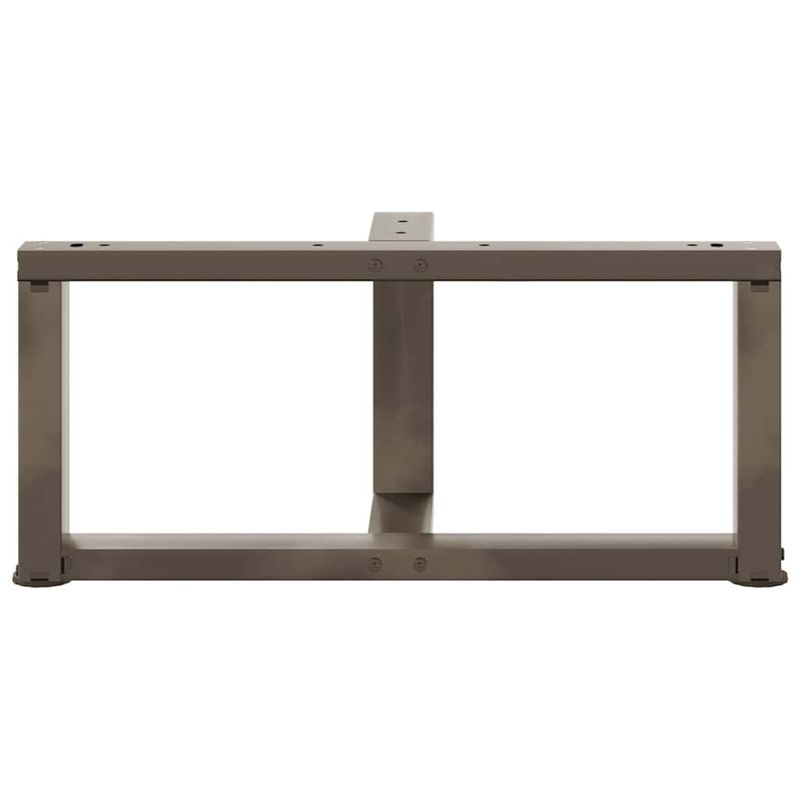 Casa si Gradina - Mobilier - Feronerie si accesorii mobila - Picioare pentru masa cafea in forma T, 2 buc Otel natural Otel, mărime 70x25x(30-31) cm - Infinity.ro