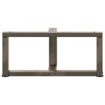 Casa si Gradina - Mobilier - Feronerie si accesorii mobila - Picioare pentru masa cafea in forma T, 2 buc Otel natural Otel, mărime 70x25x(30-31) cm - Infinity.ro