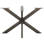 Casa si Gradina - Mobilier - Feronerie si accesorii mobila - Picior de masa in forma paianjen 120x68x(72-73) cm natural otel - Infinity.ro