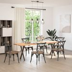 Casa si Gradina - Mobilier - Feronerie si accesorii mobila - Picioare pentru masa in forma de X, 2 buc Otel natural Otel, mărime 50x(72-73) cm (40 mm) - Infinity.ro