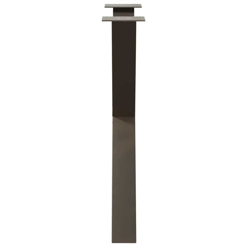 Casa si Gradina - Mobilier - Feronerie si accesorii mobila - Picioare pentru masa in forma de X, 3 buc Otel natural Otel, mărime 70x(72-73) cm (80 mm) - Infinity.ro