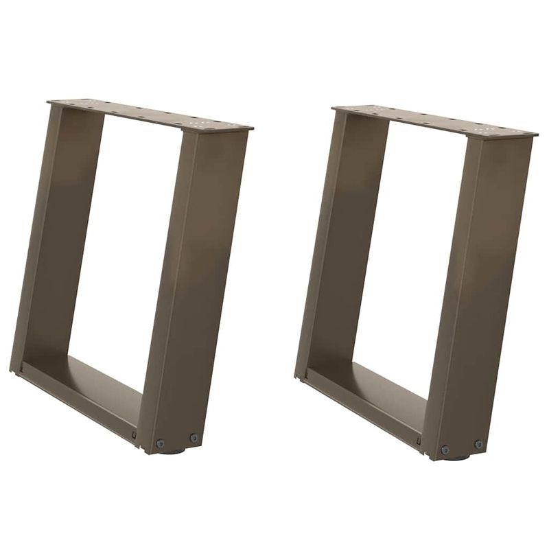 Casa si Gradina - Mobilier - Feronerie si accesorii mobila - Picioare pentru masuta cafea in forma U 2 buc Otel natural Otel - Infinity.ro
