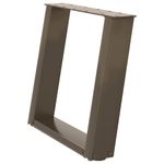 Casa si Gradina - Mobilier - Feronerie si accesorii mobila - Picioare pentru masuta cafea in forma U 2 buc Otel natural Otel - Infinity.ro