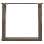 Casa si Gradina - Mobilier - Feronerie si accesorii mobila - Picioare pentru masuta cafea in forma U 2 buc Otel natural Otel - Infinity.ro
