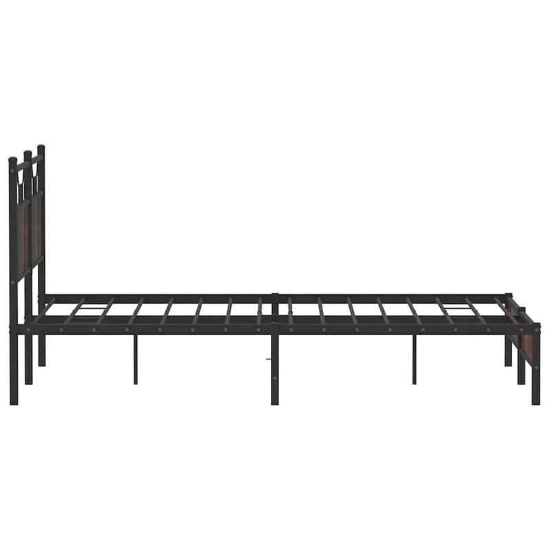 Casa si Gradina - Mobilier - Paturi si accesorii - Paturi - Cadru pat fara saltea stejar maro 140x200 cm lemn prelucrat - Infinity.ro