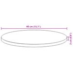 Casa si Gradina - Mobilier - Feronerie si accesorii mobila - Blat de masa rotund, Ø40x2 cm, lemn masiv de acacia - Infinity.ro