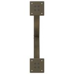 Casa si Gradina - Mobilier - Feronerie si accesorii mobila - Picioare pentru masa cafea in forma X, 2 buc Otel natural Otel, mărime 60x(30-31) cm (40 mm) - Infinity.ro