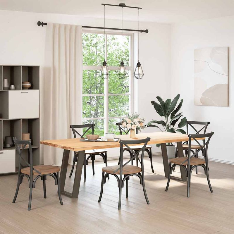 Casa si Gradina - Mobilier - Feronerie si accesorii mobila - Picioare pentru masa in forma de U 2 buc Otel natural Otel - Infinity.ro