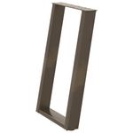 Casa si Gradina - Mobilier - Feronerie si accesorii mobila - Picioare pentru masa in forma de U 2 buc Otel natural Otel - Infinity.ro